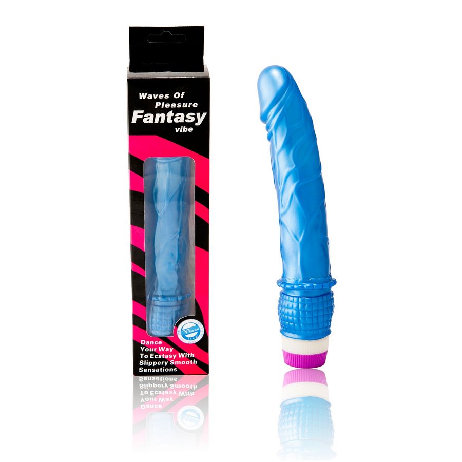 Baile - Pénis Doux & Vibrant 23 cm - Bleu